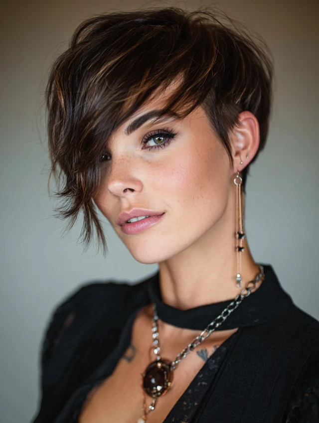 Stufige Pixie-Cut-Frisuren: Auffällige und Ausgefallene Looks, die Alle Blicke Auf Sich Ziehen