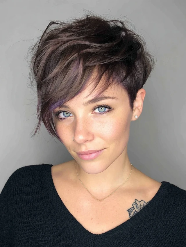 Stufige Pixie-Cut-Frisuren: Auffällige und Ausgefallene Looks, die Alle Blicke Auf Sich Ziehen
