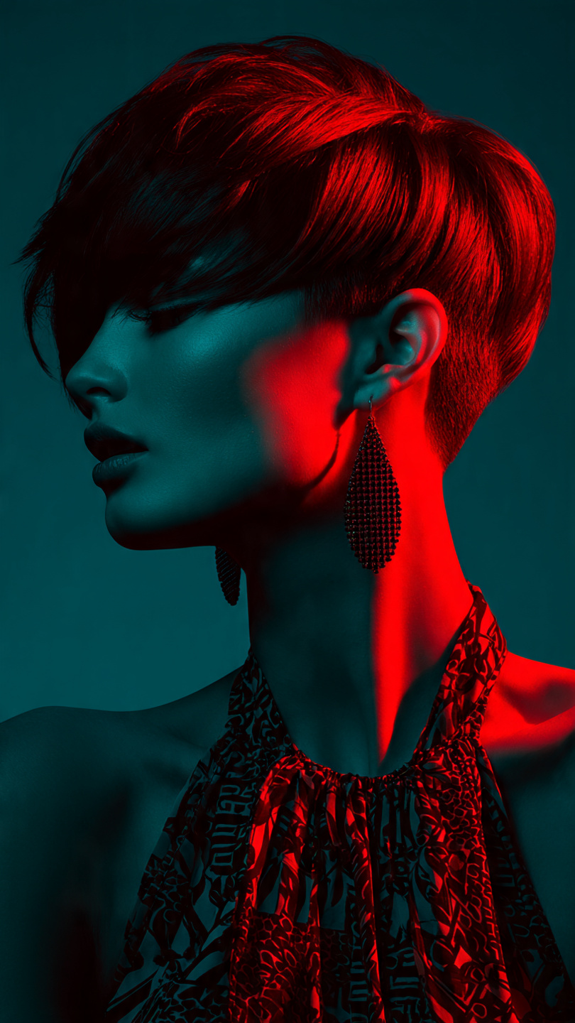 Leuchtend, kurz, rebellisch: der rote Pixie als Statement-Frisur