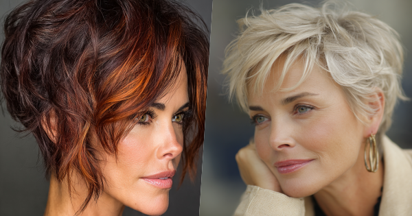 Jenseits des Bobs: Über 20 gewagte und dynamische Kurzhaarschnitt-Ideen für die moderne Frau über 50