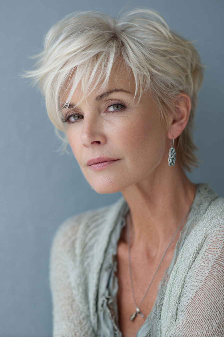 Jenseits des Bobs: Über 20 gewagte und dynamische Kurzhaarschnitt-Ideen für die moderne Frau über 50