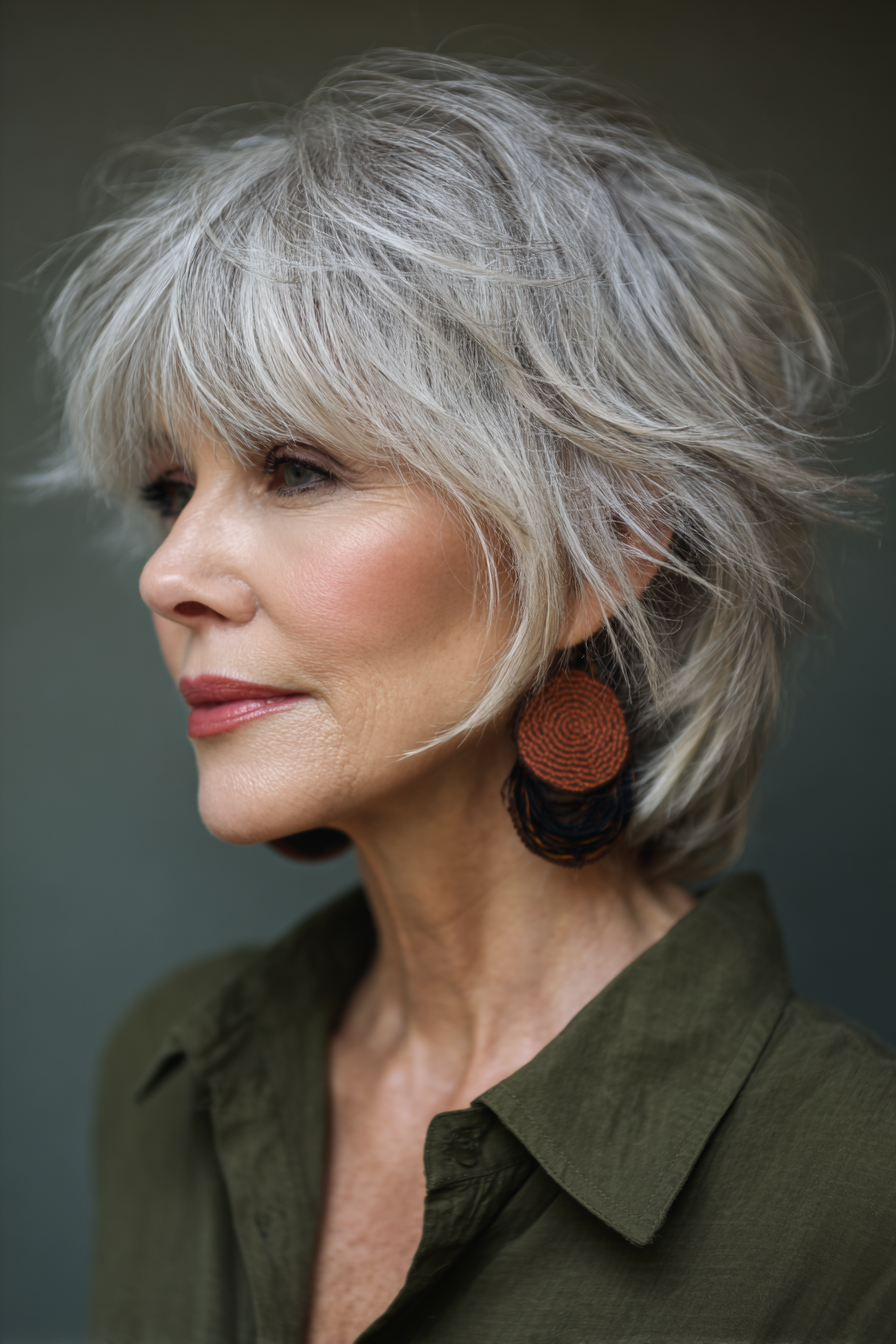 Jenseits des Bobs: Über 20 gewagte und dynamische Kurzhaarschnitt-Ideen für die moderne Frau über 50