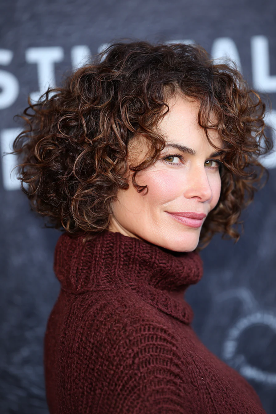 26 angesagte kurze, gewellte Frisuren für Frauen über 40