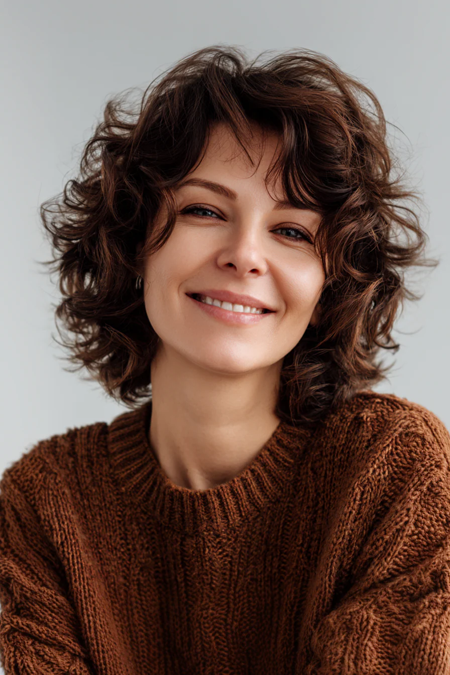 26 angesagte kurze, gewellte Frisuren für Frauen über 40