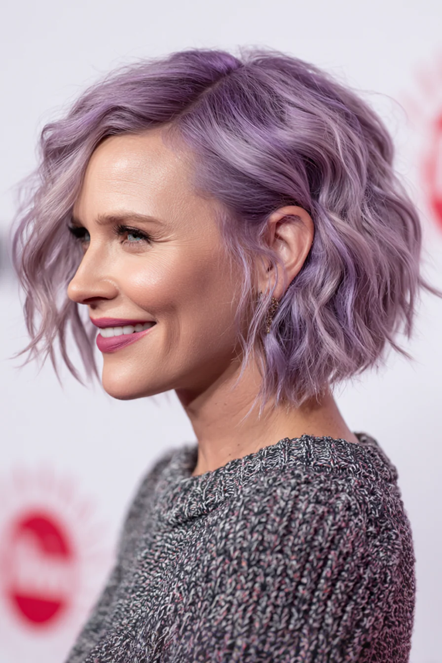 26 angesagte kurze, gewellte Frisuren für Frauen über 40