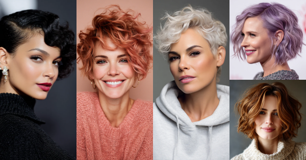 26 angesagte kurze, gewellte Frisuren für Frauen über 40