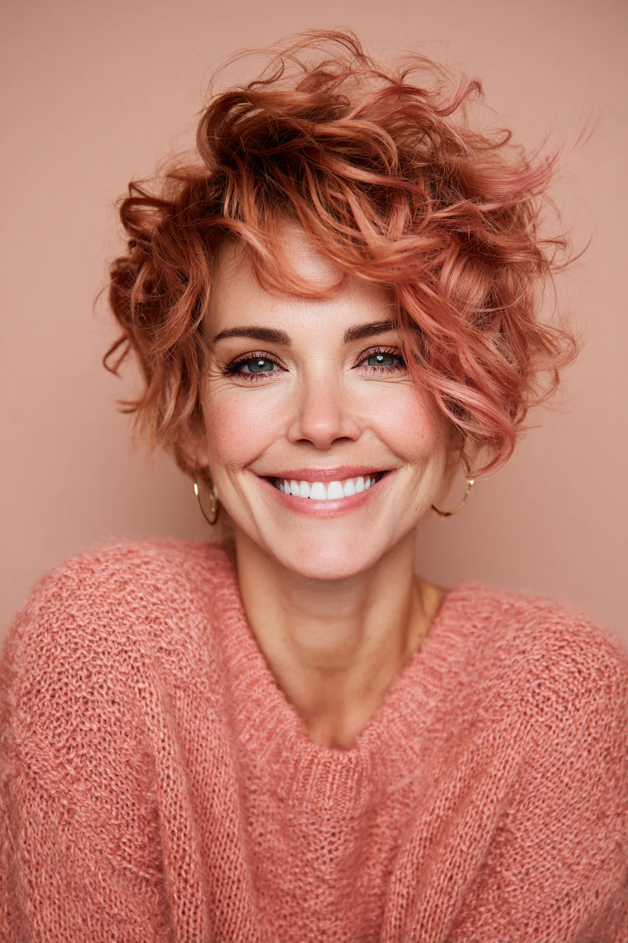 26 angesagte kurze, gewellte Frisuren für Frauen über 40