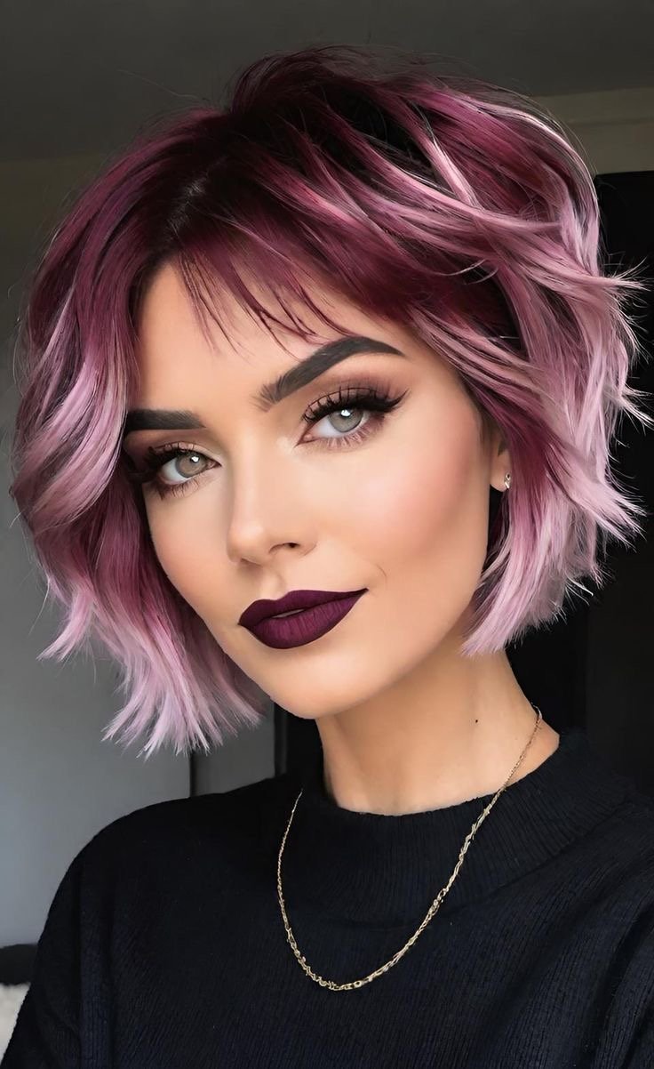 Frische Brise, Frische Farbe: Der Ultimative Frühlings-Look mit Pastellpinken Kurzen Haaren