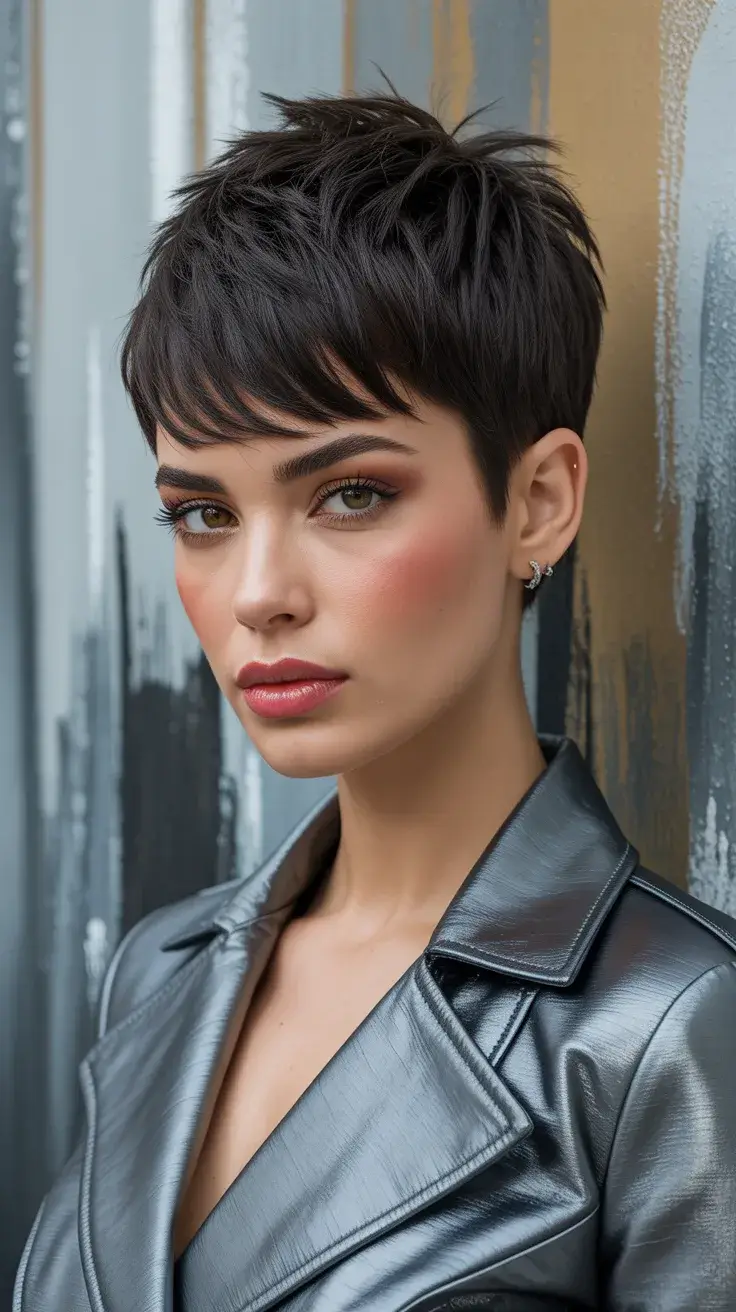 Ausgefallene Pixie-Cut-Variationen für einen mutigen, trendsetzenden Look