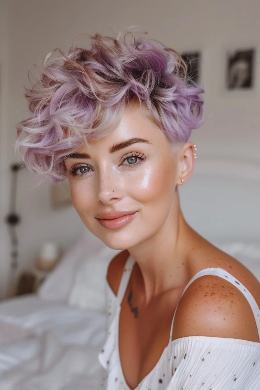 Lockige Pixie-Frisuren voller Schwung und Charakter