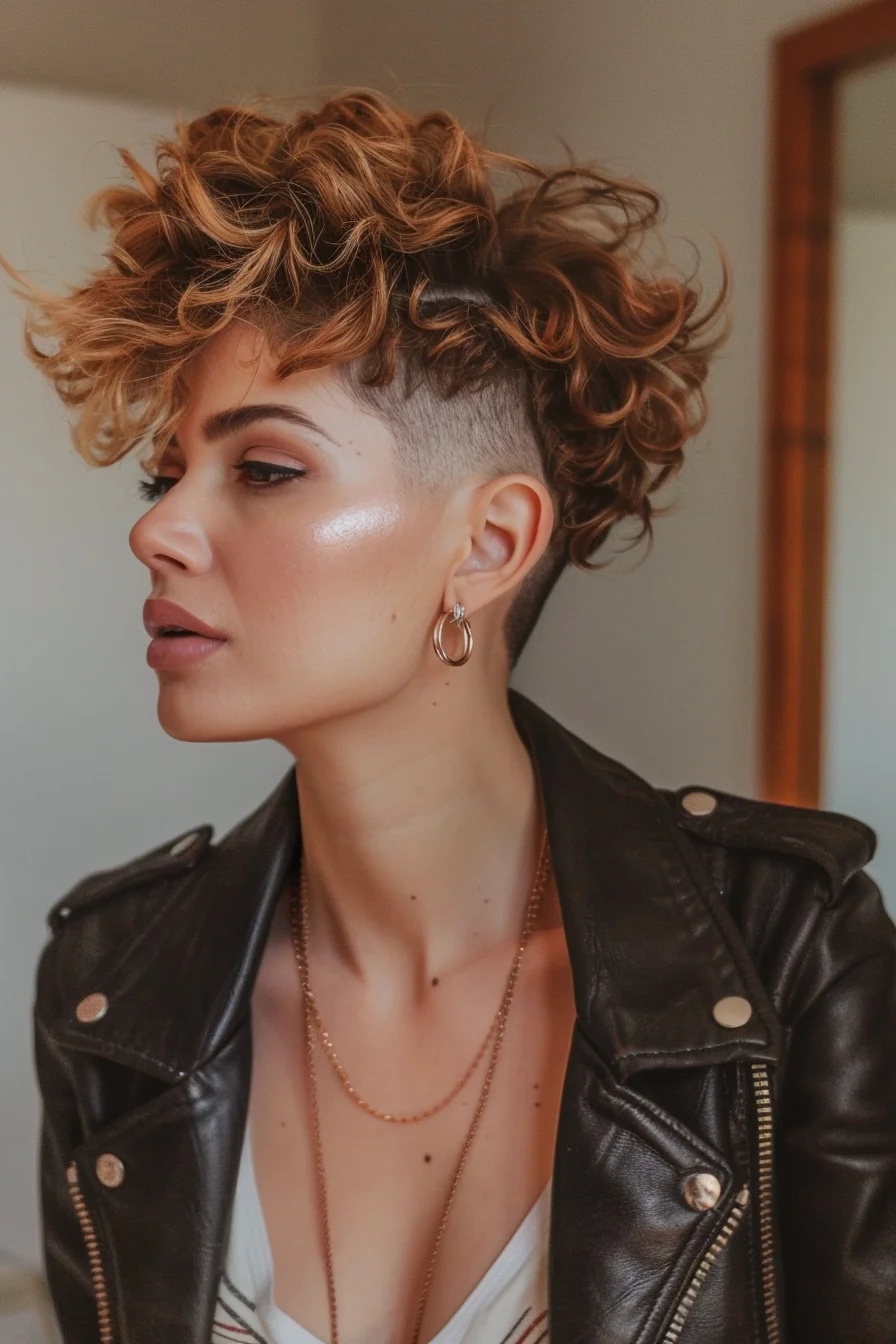 Lockige Pixie-Frisuren voller Schwung und Charakter