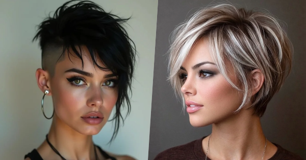 Ausgefallene Pixie-Cut-Variationen für einen mutigen, trendsetzenden Look
