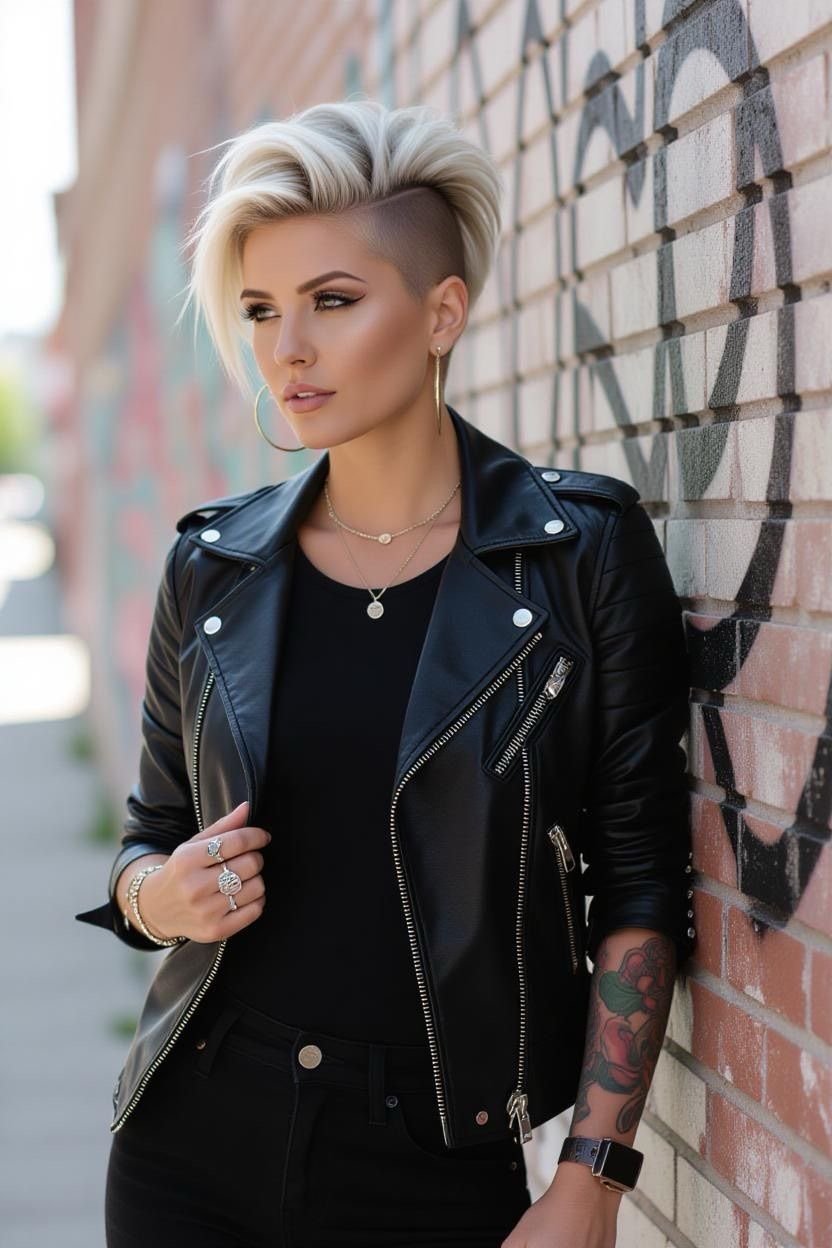 Ausgefallene Pixie-Cut-Variationen für einen mutigen, trendsetzenden Look